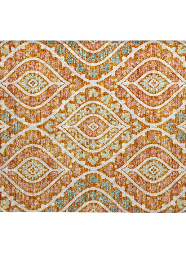 Addison Rugs Chantille Orange 1'8" x 2'6" Collection
