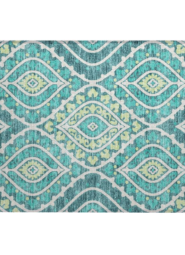 Addison Rugs Chantille Teal 1'8" x 2'6" Collection