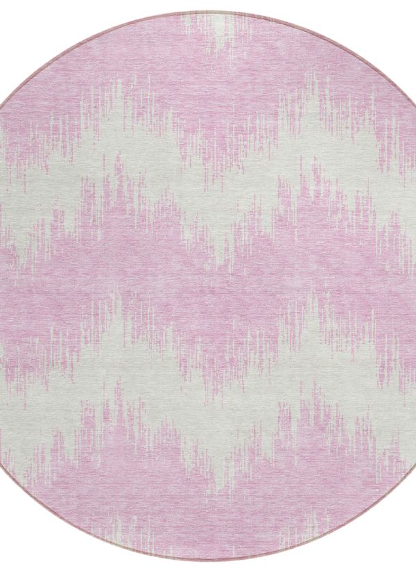 Addison Rugs Chantille Pink 8'0" x 8'0" Round Collection