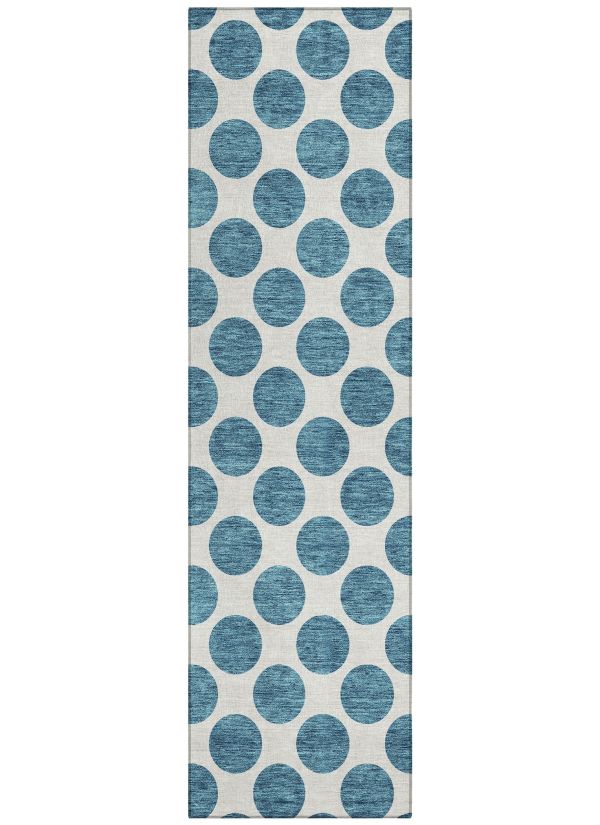 Addison Rugs Chantille Teal 2'3" x 7'6" Runner Collection