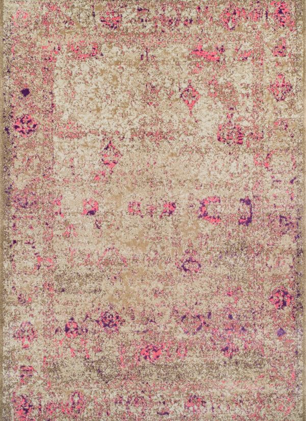 Dalyn Antiquity Aq1 Ivory / Pink 3'3" x 5'1" Collection