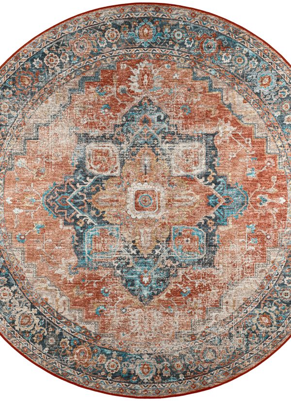 Dalyn Rugs Jericho JC2 Spice 10'0" x 10'0" Round Collection