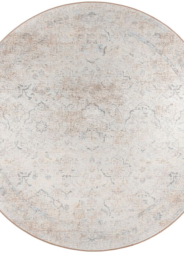 Dalyn Rugs Jericho JC3 Pearl 10'0" x 10'0" Round Collection