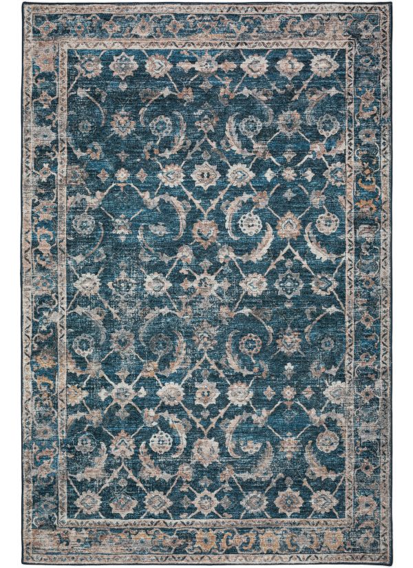 Dalyn Rugs Jericho JC4 Navy 2'6" x 10'0" Runner Collection