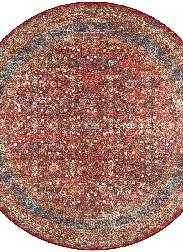 Dalyn Rugs Jericho JC7 Scarlett 10'0" x 10'0" Round Collection