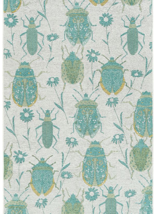 Kaleen Critter Comforts Collection Turquoise Collection