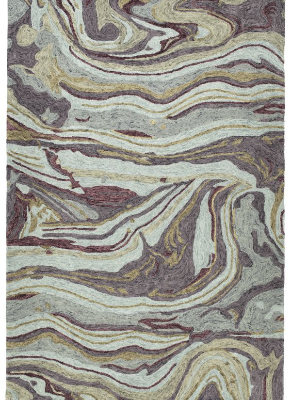 Kaleen Marble Collection Aubergine Collection
