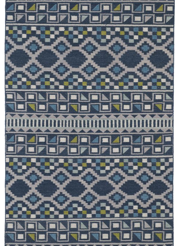 Kaleen Nomad Collection Blue Collection