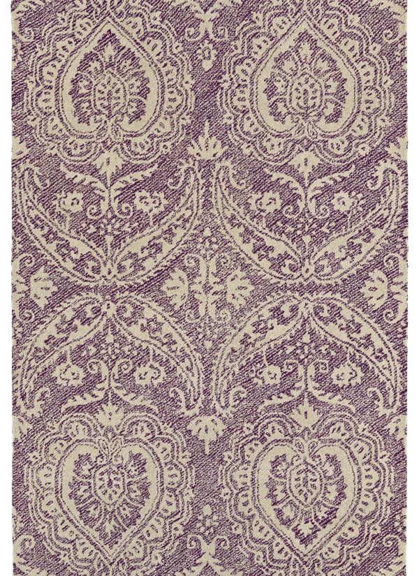 Kaleen Weathered Collection Purple Collection