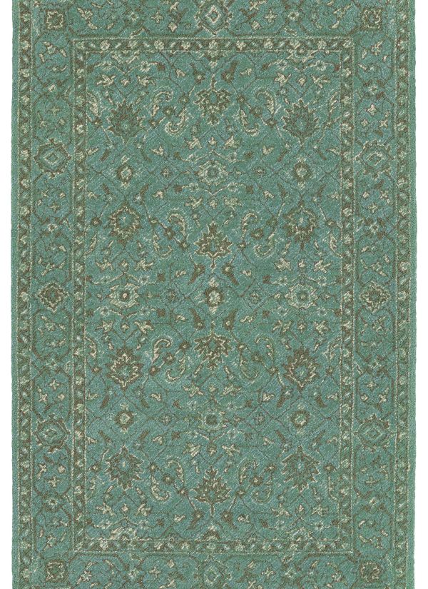 Kaleen Weathered Collection Turquoise Collection