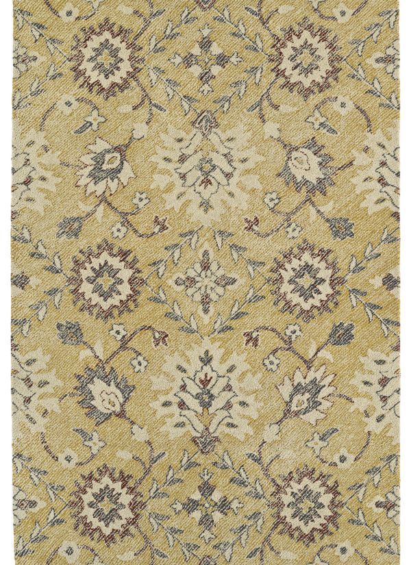 Kaleen Weathered Collection Gold Collection