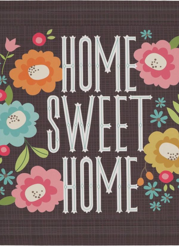 Mohawk Dri-pro Cushion Mat Home Sweet Home Multi 1'6" x 2'6" Collection
