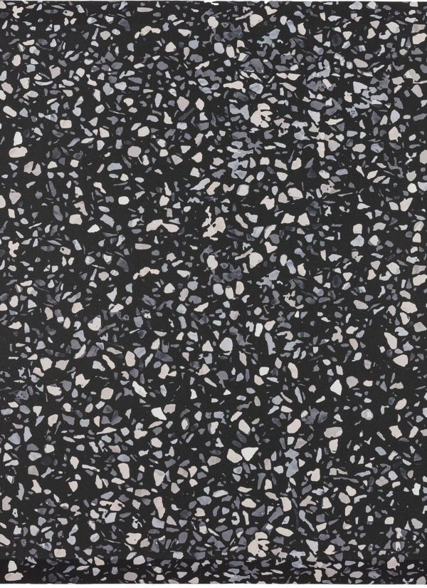 Mohawk Dri-pro Deluxe Cushion Mat Terrazo Tile Black 1'8" x 3'6" Collection