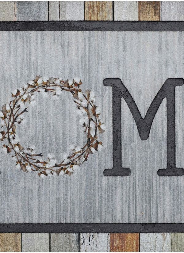Mohawk Doorscapes Mat Homestead Wreath Multi 1'6" x 2'6" Collection