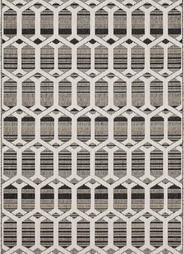 Mohawk Hex Trellis Charcoal Collection