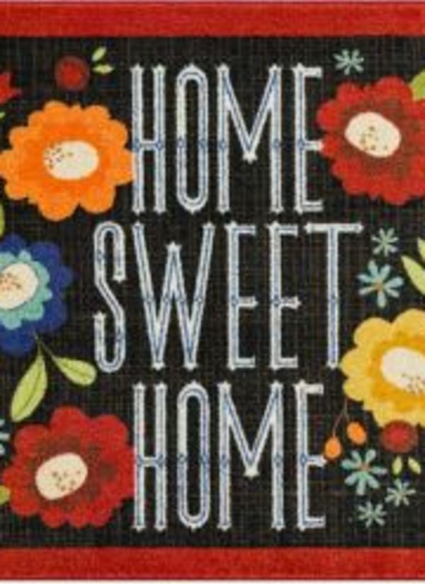 Mohawk Prismatic Home Sweet Flowers Black Collection
