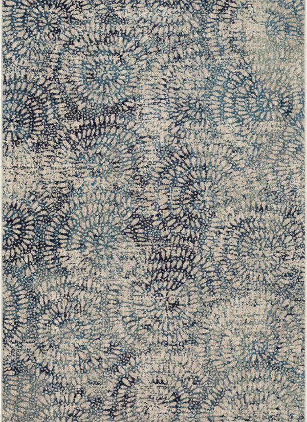 Karastan Rugs Expressions By Scott Living Imprinted Blooms Aqua Collection