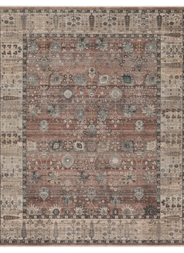 Karastan Rugs Echo Tesorino Pudra 1'6" x 1'6" Square Collection
