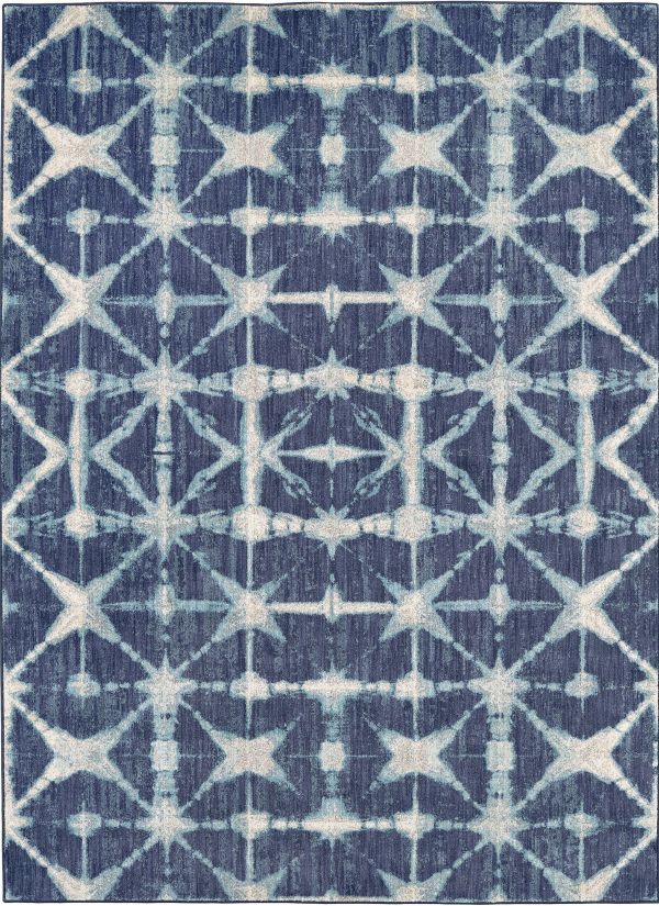Karastan Rugs Expressions By Scott Living Triangle Accordion Indigo Collection