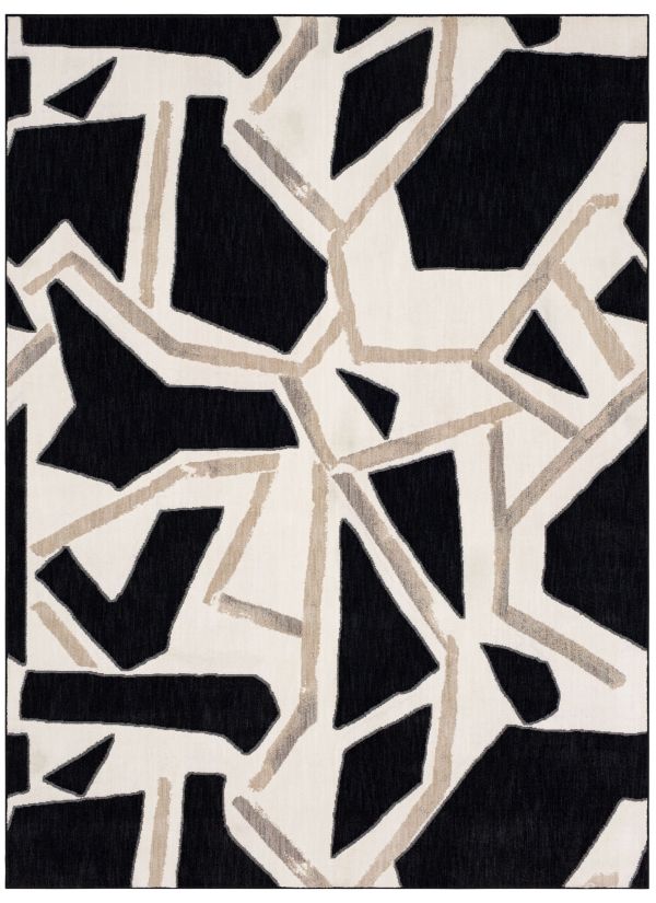 Karastan Rugs Rendition By Stacy Garcia Home Zagoria Soot 1'6" x 1'6" Square Collection