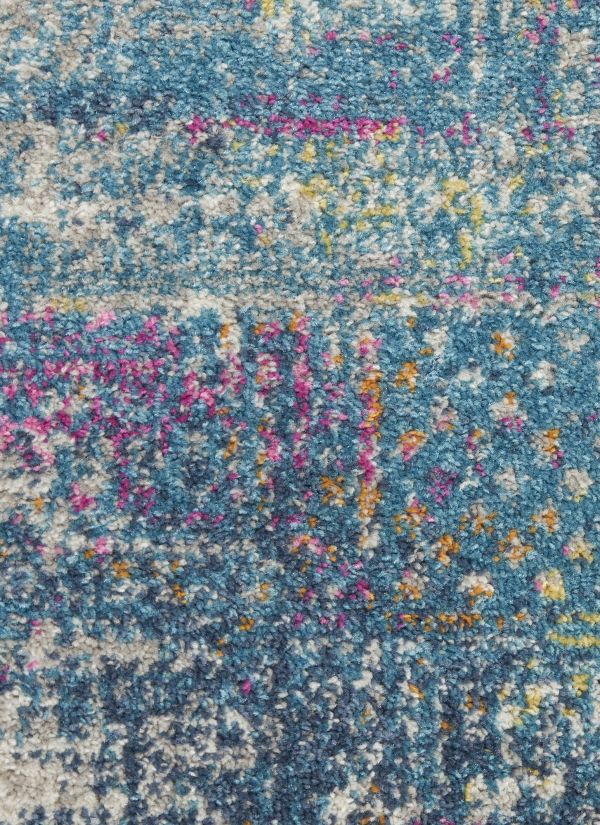 Nourison Home Passion Blue 2'2" x 10' Runner Collection