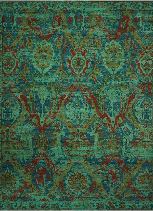 Nourison Home Timeless Turquoise 7'9" x 9'9" Collection