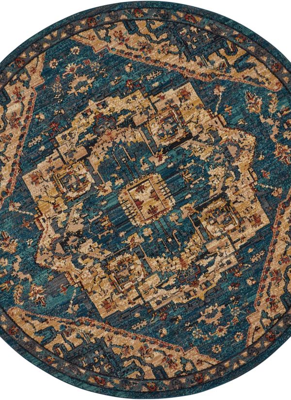 Nourison Home Nourison 2020 Teal 5' x Round Collection