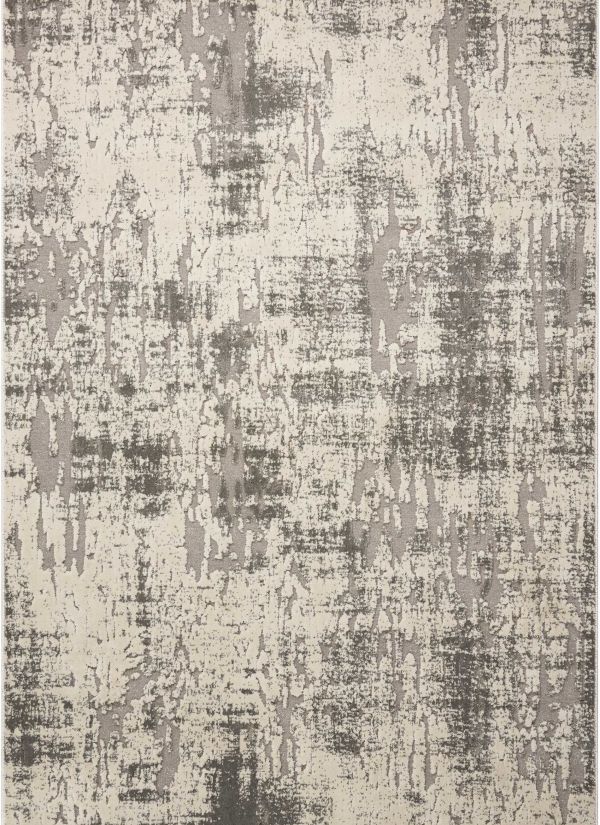 Michael Amini Gleam Ivory/Grey 5'3" x 7'3" Collection