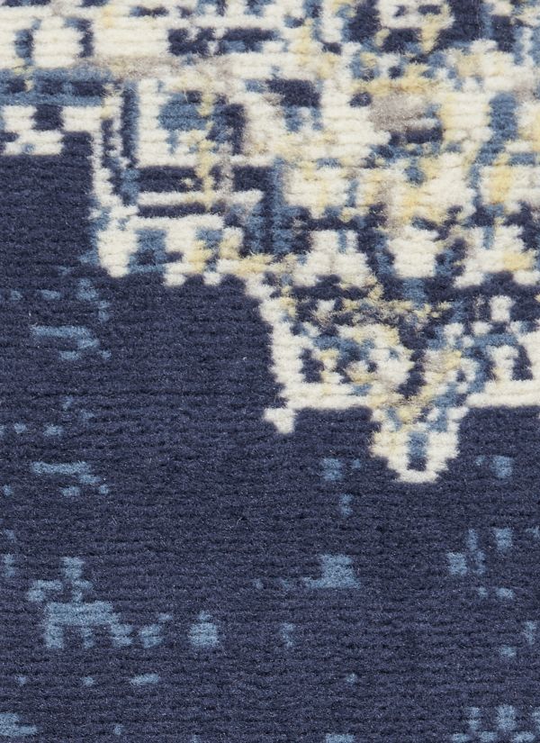 Nourison Home Grafix Navy Blue Collection