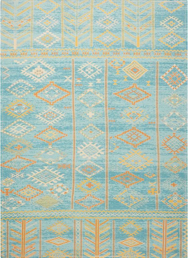 Nourison Home Madera Sky Blue 6'6" x 9'6" Collection