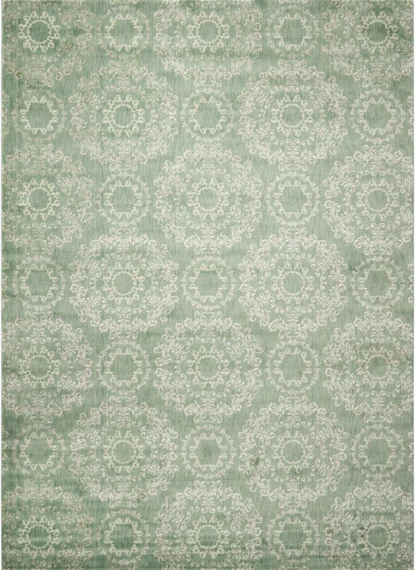 Nourison Home Tranquility Light Green 7'9" x 10'10" Collection