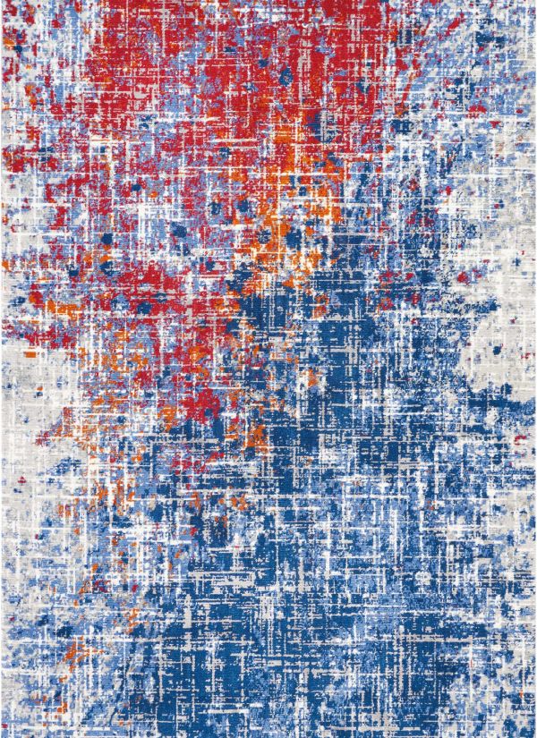 Nourison Home Twilight Red/Blue 5'6" x 8' Collection