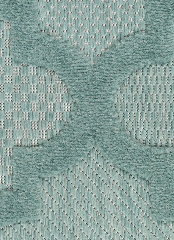 Nourison Home Easy Care Aqua/Teal Collection