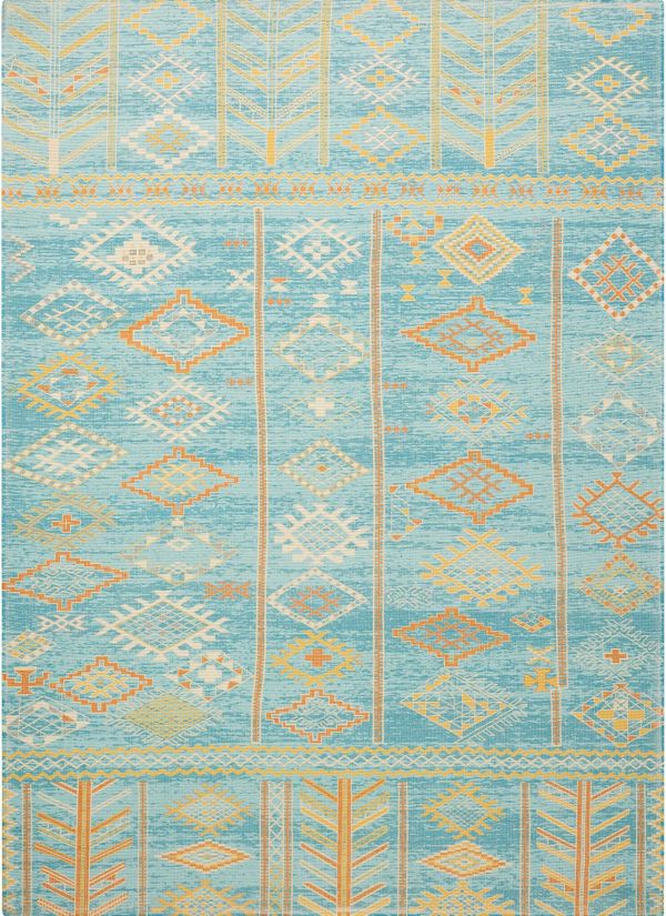 Nourison Home Madera Sky Blue 5' x 7' Collection