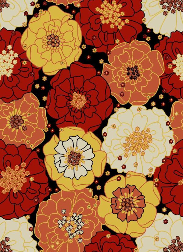 Nourison Home & Garden Black Collection