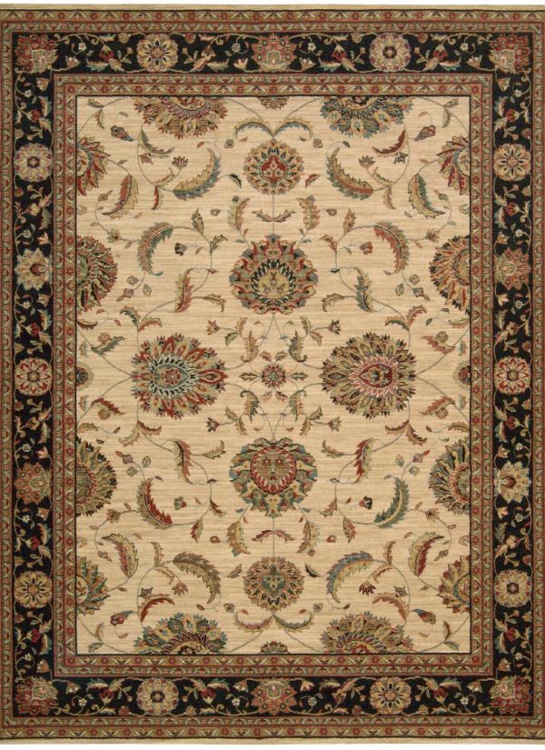 Nourison Home Living Treasures Ivory/Black Collection