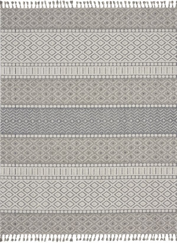 Nourison Home Paxton Ivory/Slate 5'3 x 7'11 Rug from Nourison Home 