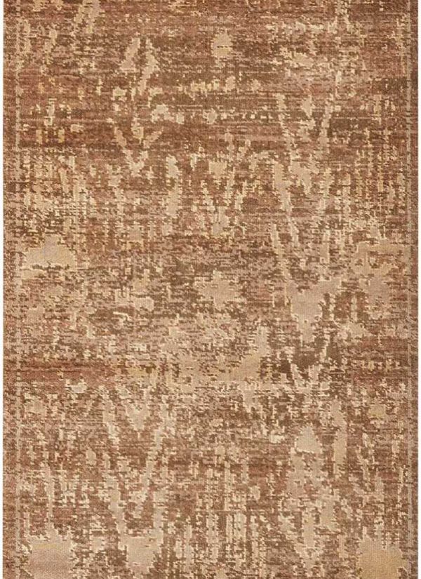 Nourison Home Silken Allure Chocolate 2'5" x 10' Runner Collection