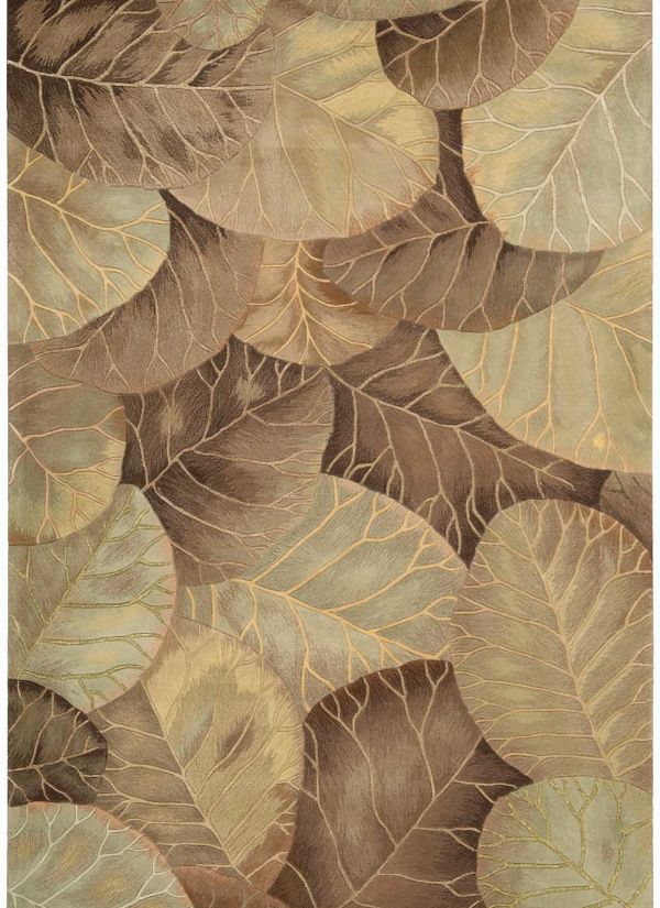 Nourison Home Tropics Brown/Green Collection
