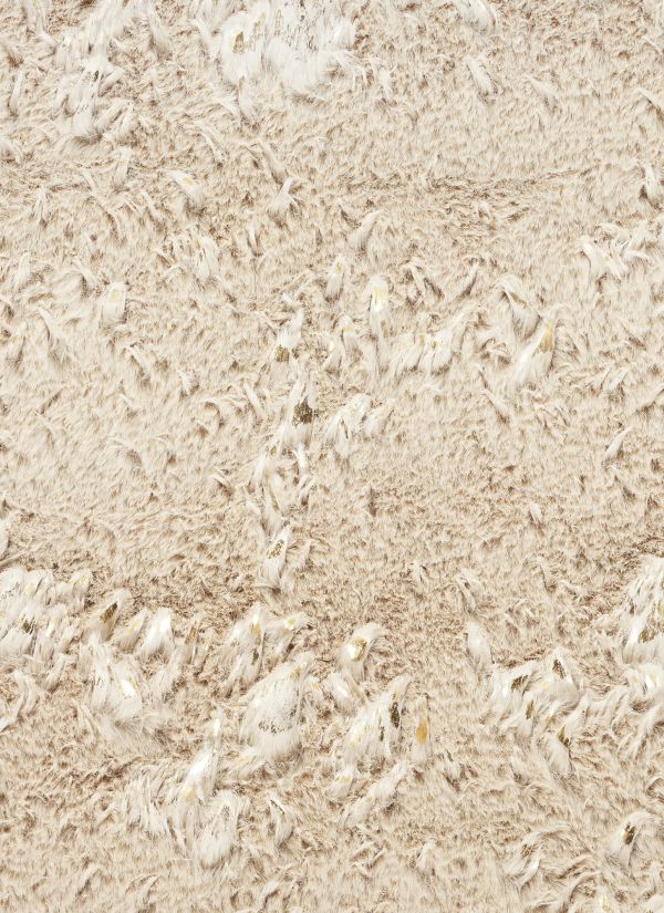 Nourison Home Cozy Shimmer Beige Gold Collection