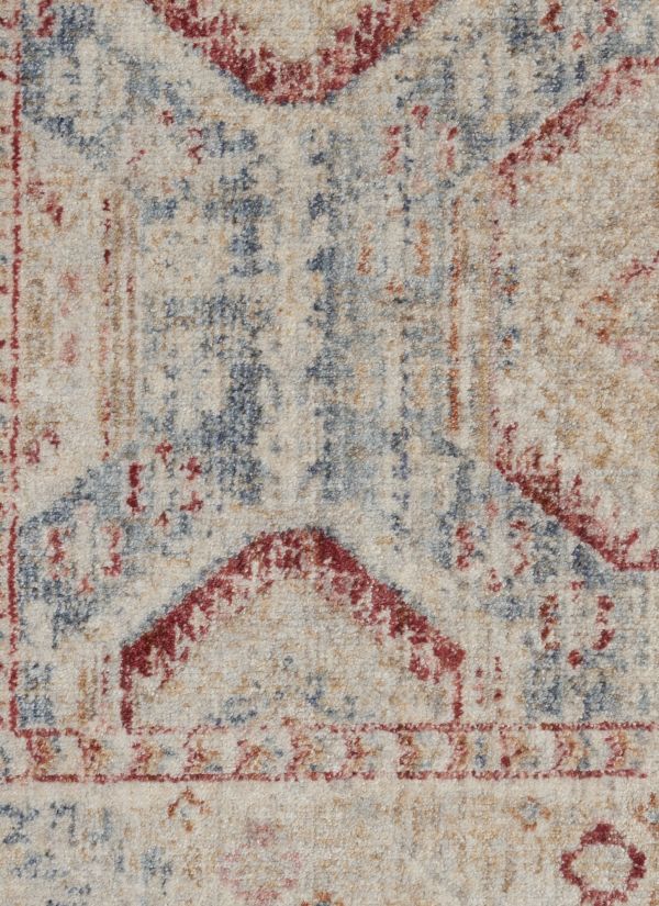 Nourison Home Homestead Light Blue Multi 2'7" x 10' Runner Collection