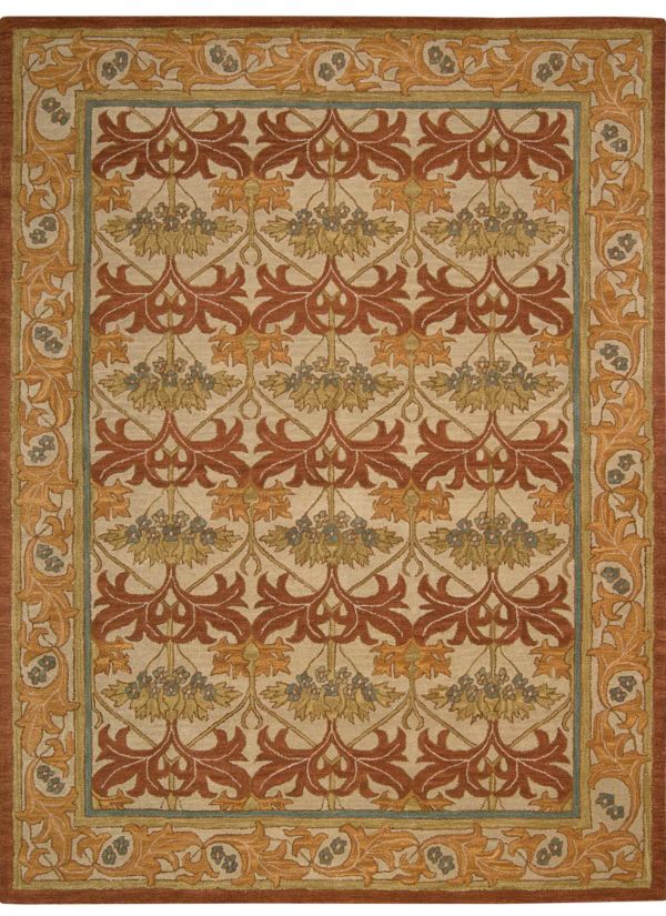 Nourison Home India House Beige 8' x 10'6" Collection