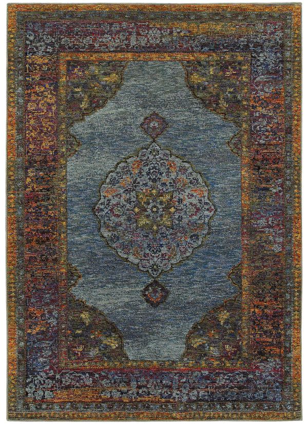 Oriental Weavers Andorra 7139a Blue Collection