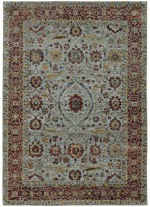 Oriental Weavers Andorra 7155a Blue Collection