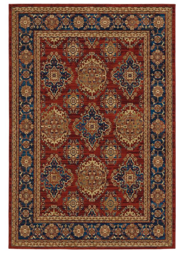 Oriental Weavers Ankara 1802r Red Collection