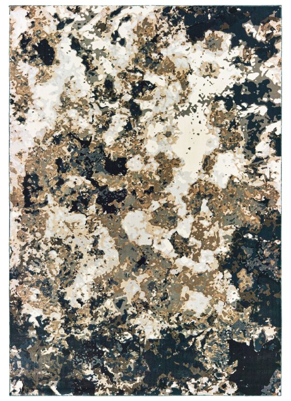 Oriental Weavers Bowen 1808q Navy 2'3" x 7'6" Runner Collection