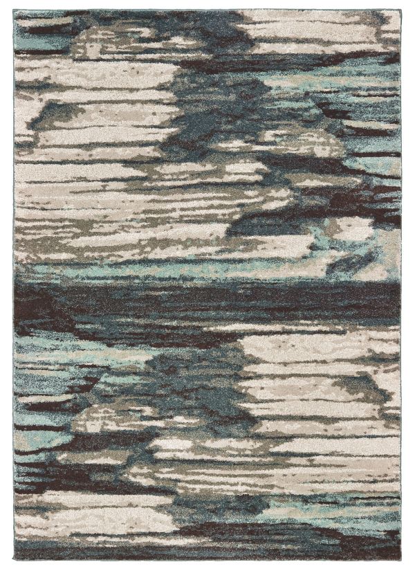 Oriental Weavers Carson 9675a Blue Collection
