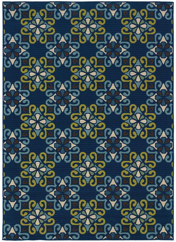 Oriental Weavers Caspian 3331l Blue Collection