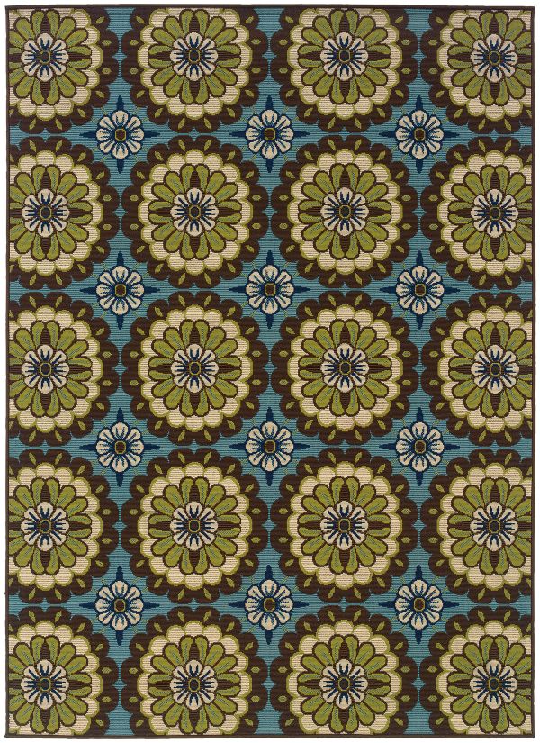 Oriental Weavers Caspian 8328l Blue Collection