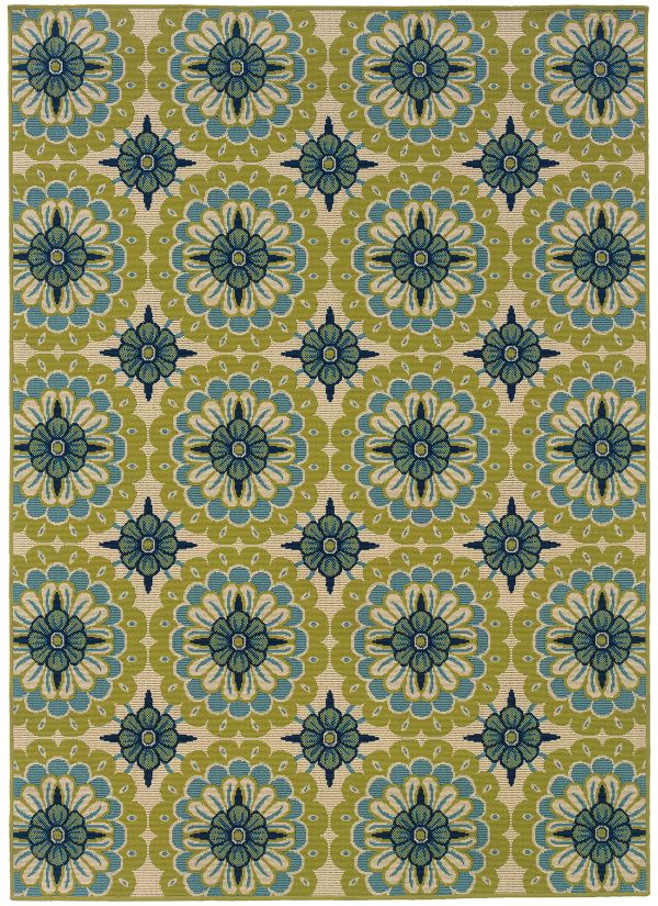 Oriental Weavers Caspian 8328w Green Collection